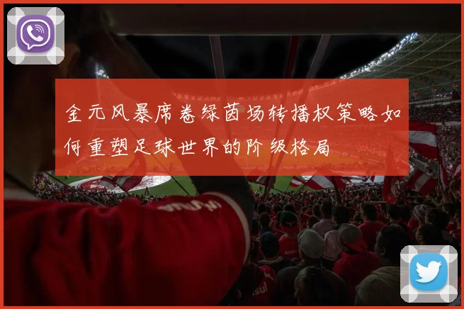 金元风暴席卷绿茵场转播权策略如何重塑足球世界的阶级格局